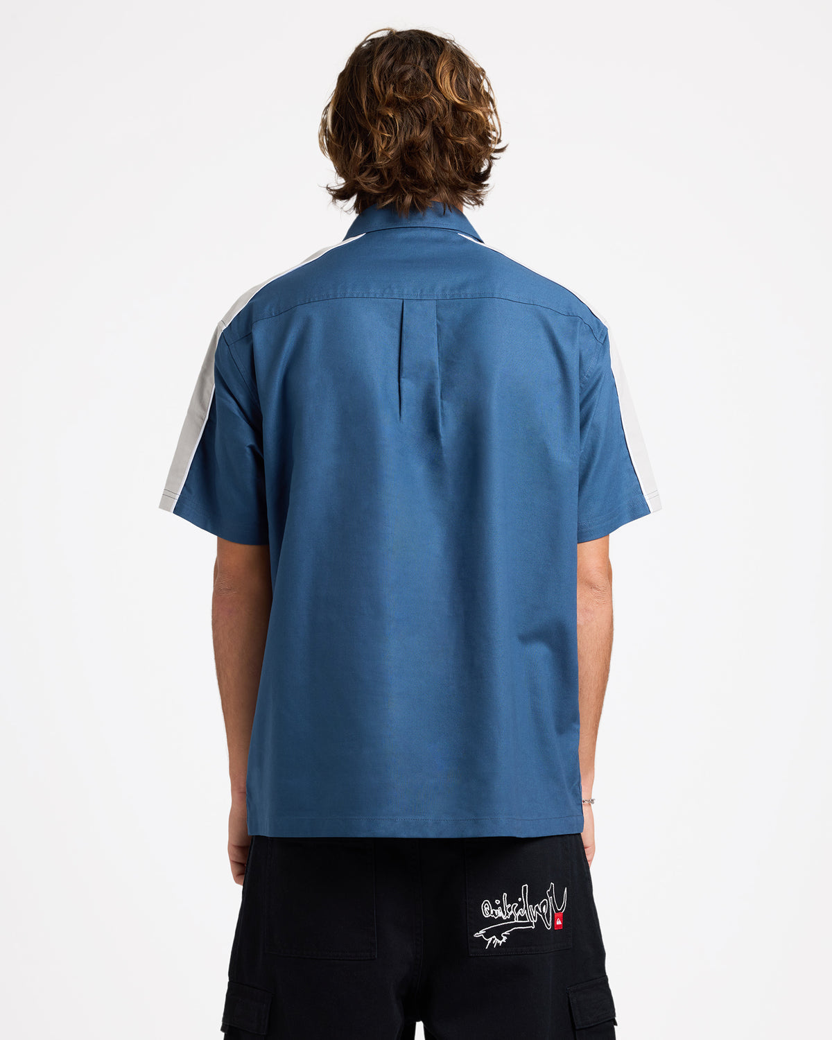 Mens Genetic Short Sleeve Shirt- QUICKSILVER