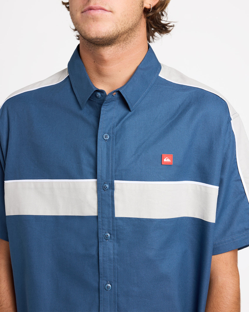 Mens Genetic Short Sleeve Shirt- QUICKSILVER