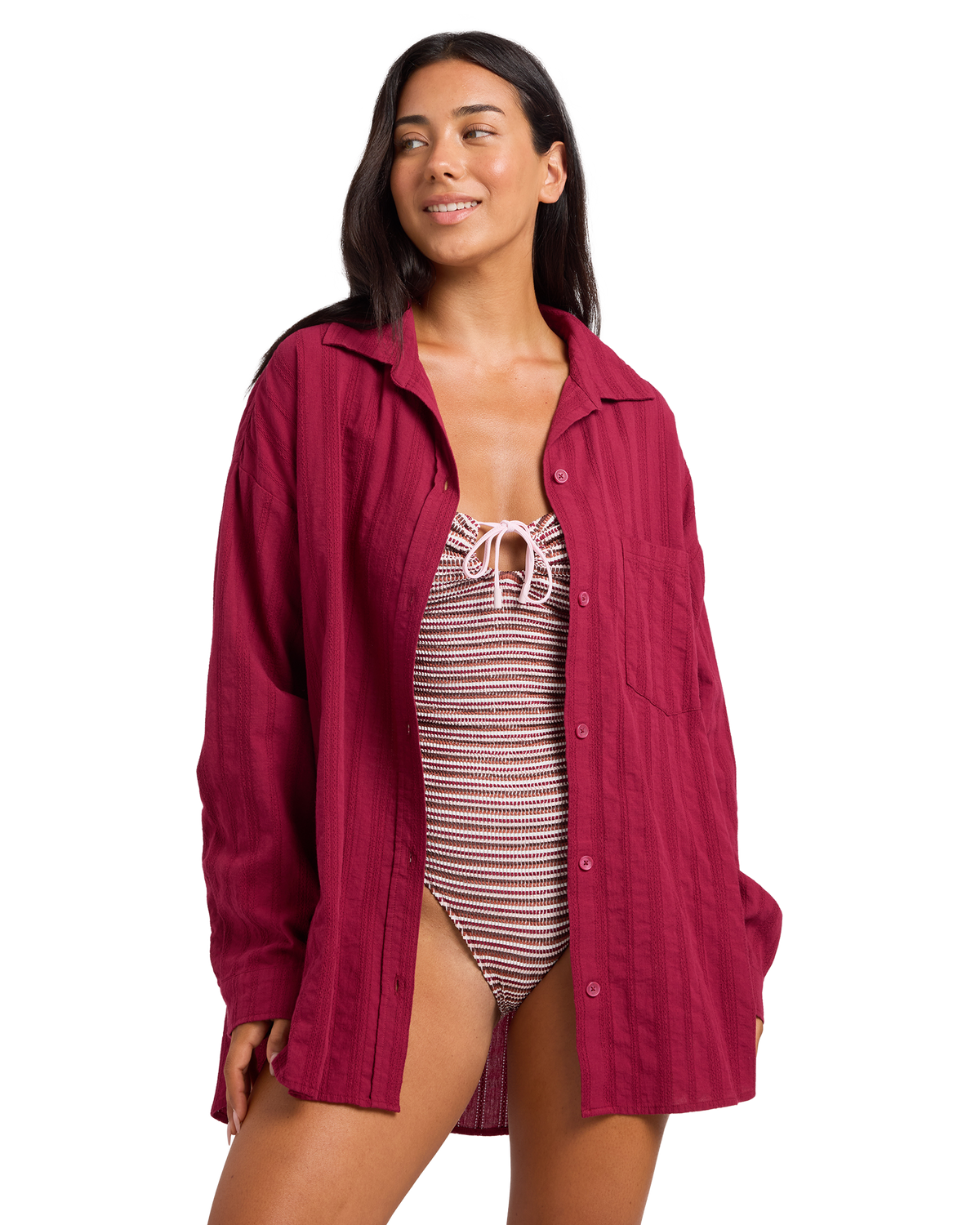 Womens Carter Long Sleeve Shirt - ROXY