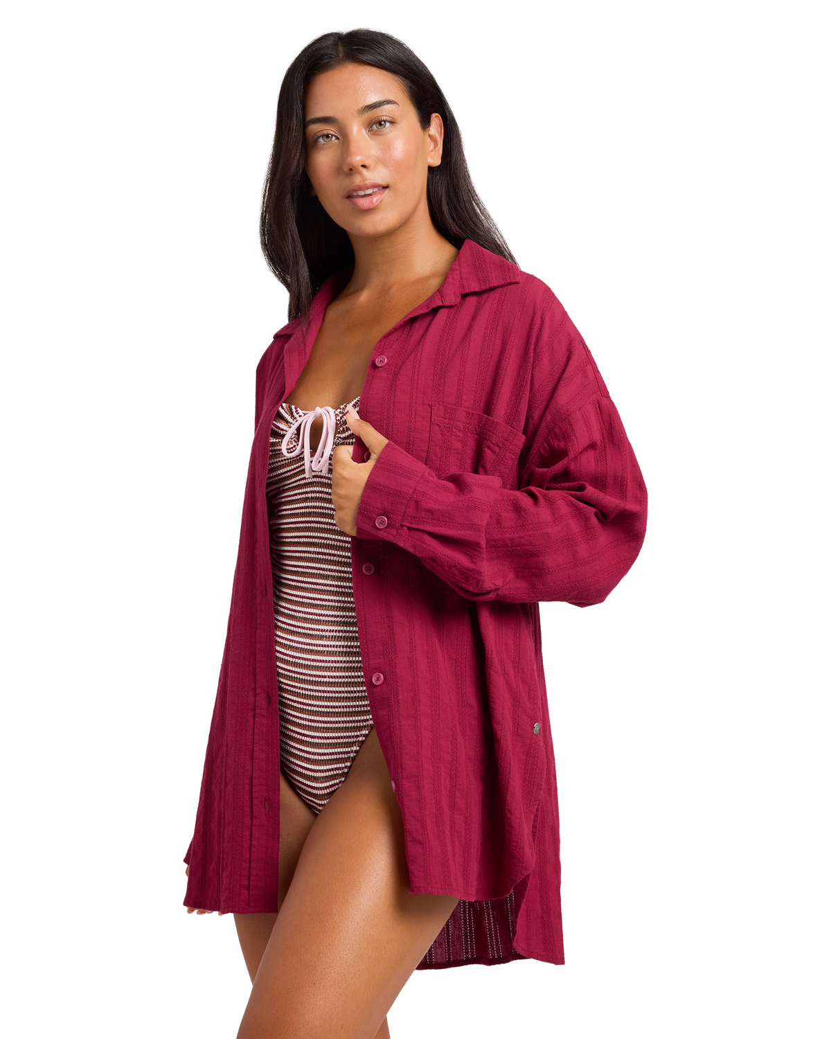 Womens Carter Long Sleeve Shirt - ROXY