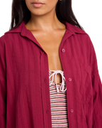Womens Carter Long Sleeve Shirt - ROXY