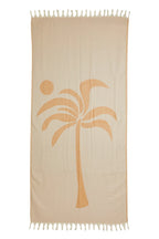 SALTY SHADOWS Palm Tree Turkish Towel