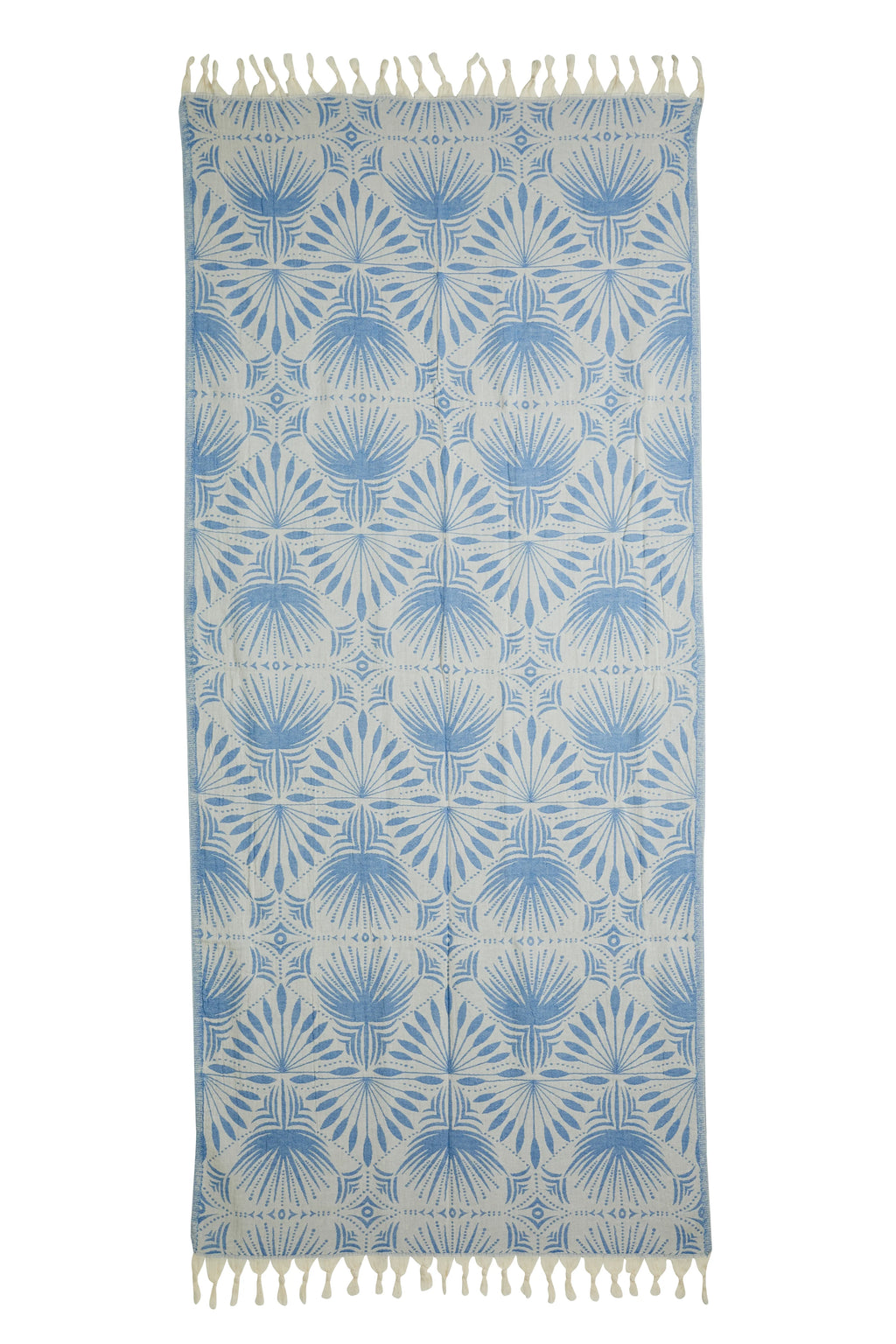 SALTY SHADOWS Frond Pattern Turkish Towel