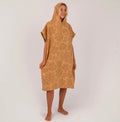 OCEAN + EARTH Ladies Drift Hooded Poncho- Dust