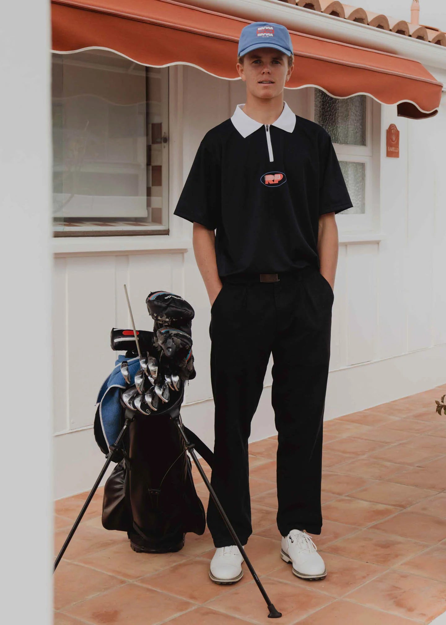RIVVIA RP MOTION POLO : BLACK