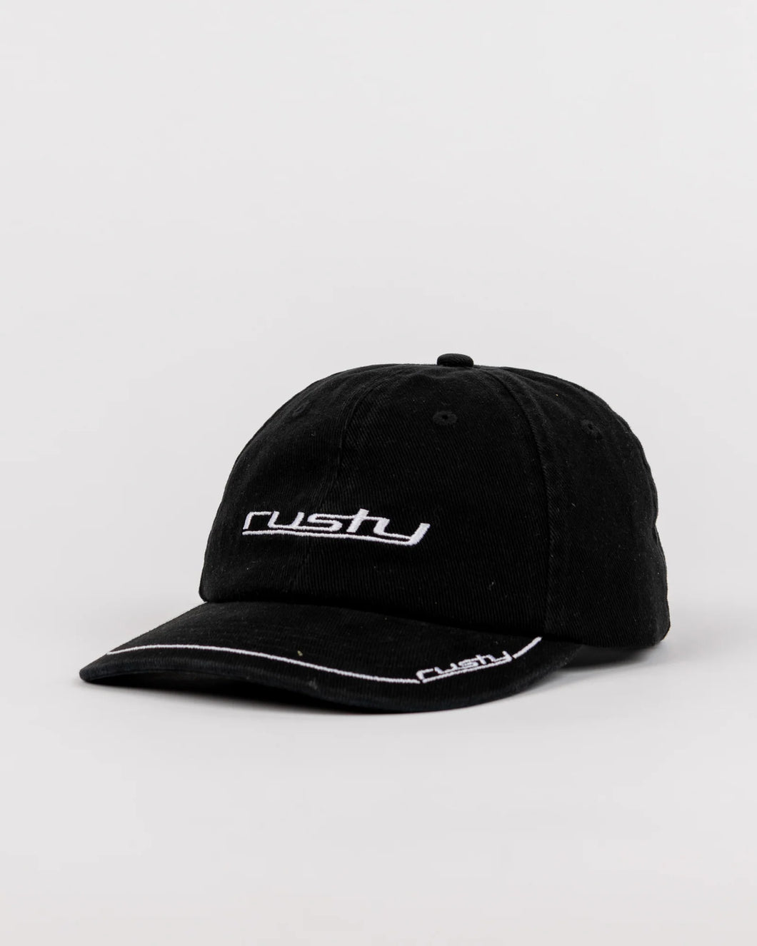 RUSTY Loose Unit Six Panel Snapback Cap