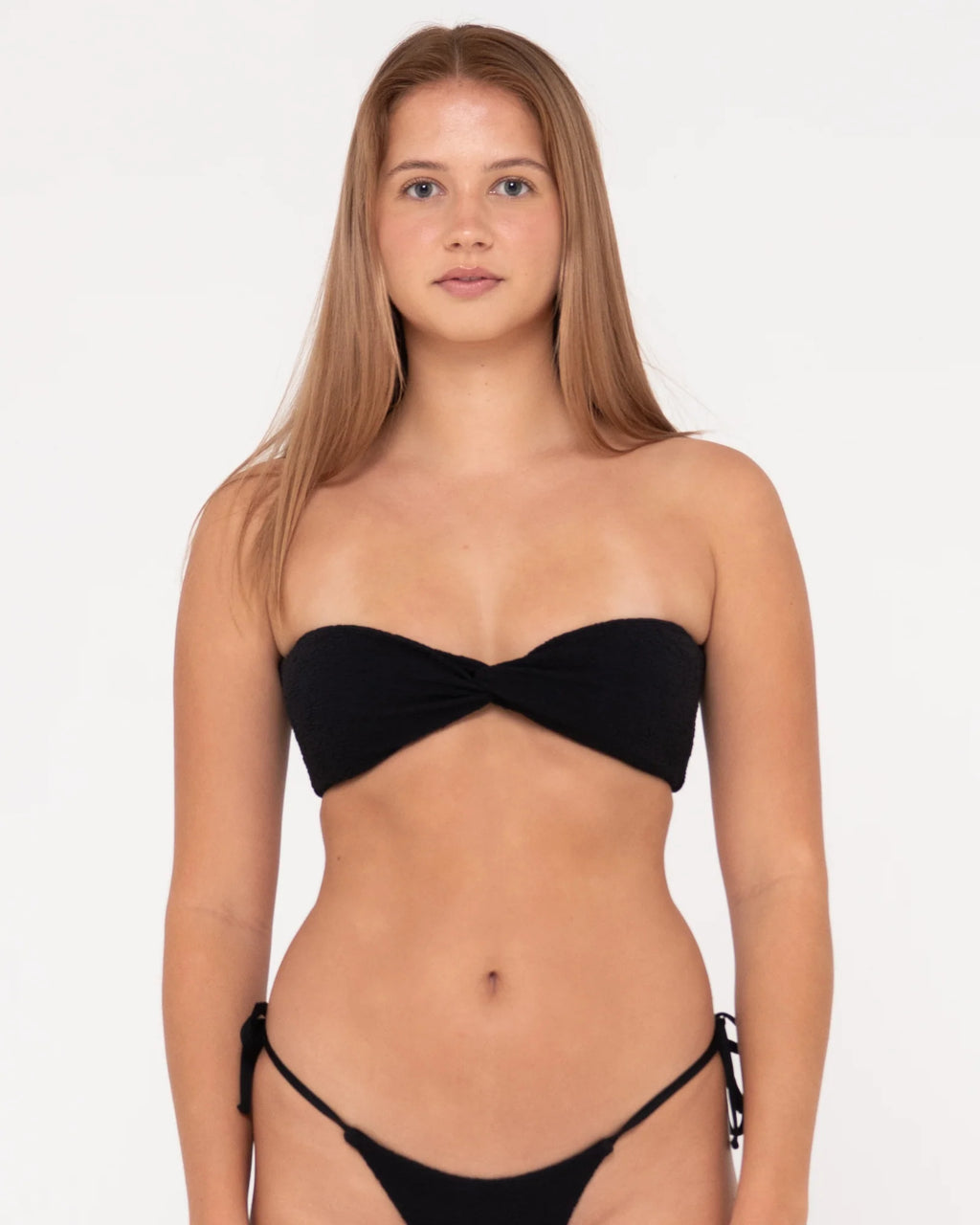 RUSTY Sandalwood Bandeau Bikini Top
