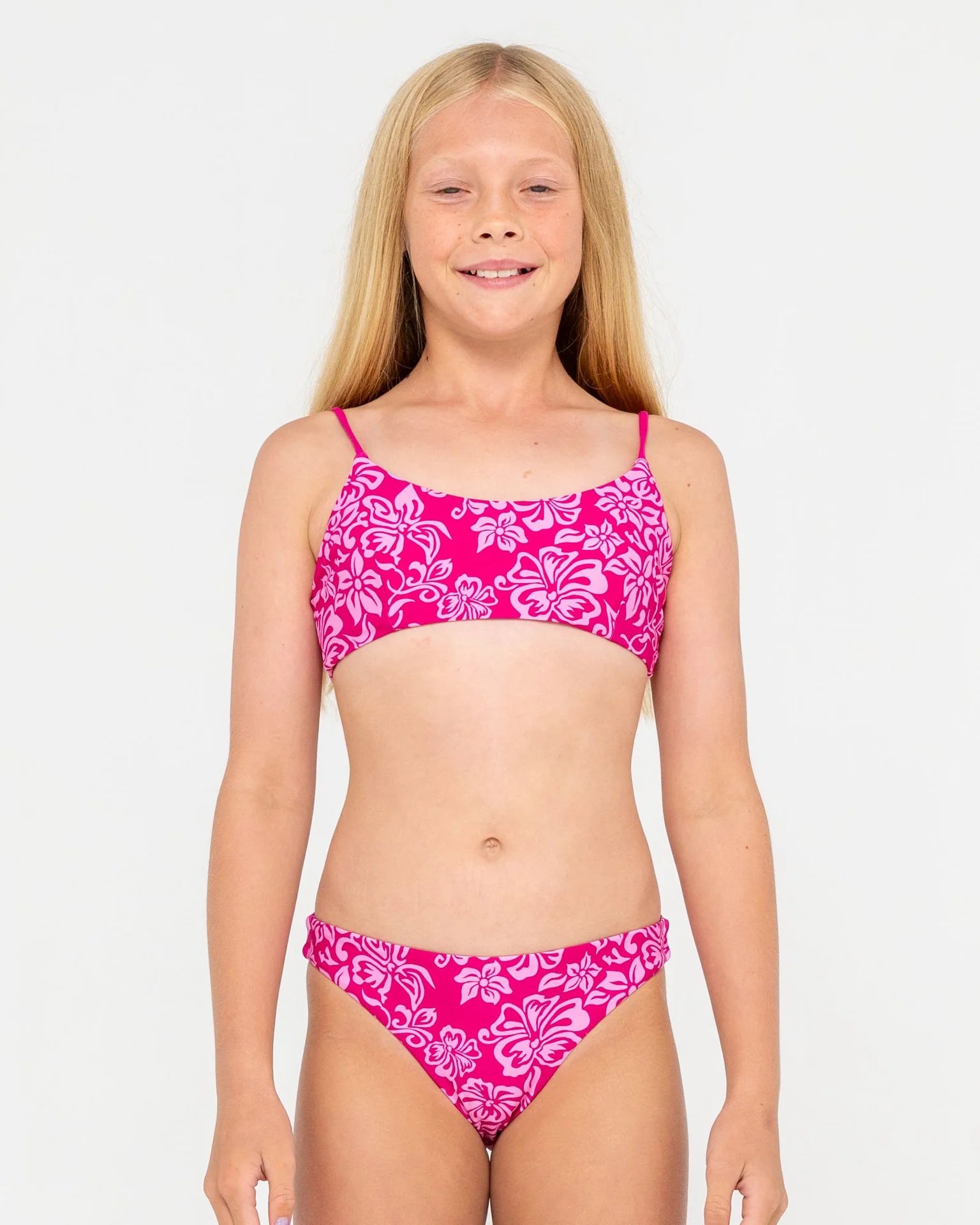 RUSTY Carbo Floral Bikini Set Girls