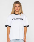 RUSTY Og Rusty Oversized Ringer Tee