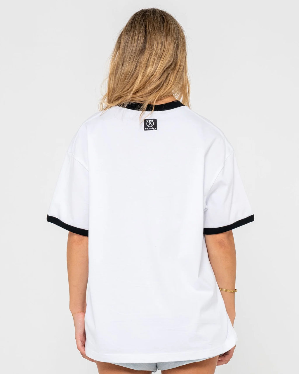 RUSTY Og Rusty Oversized Ringer Tee