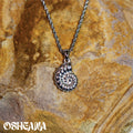 OSHEANA NAUTILIS SILVER NECKLACE
