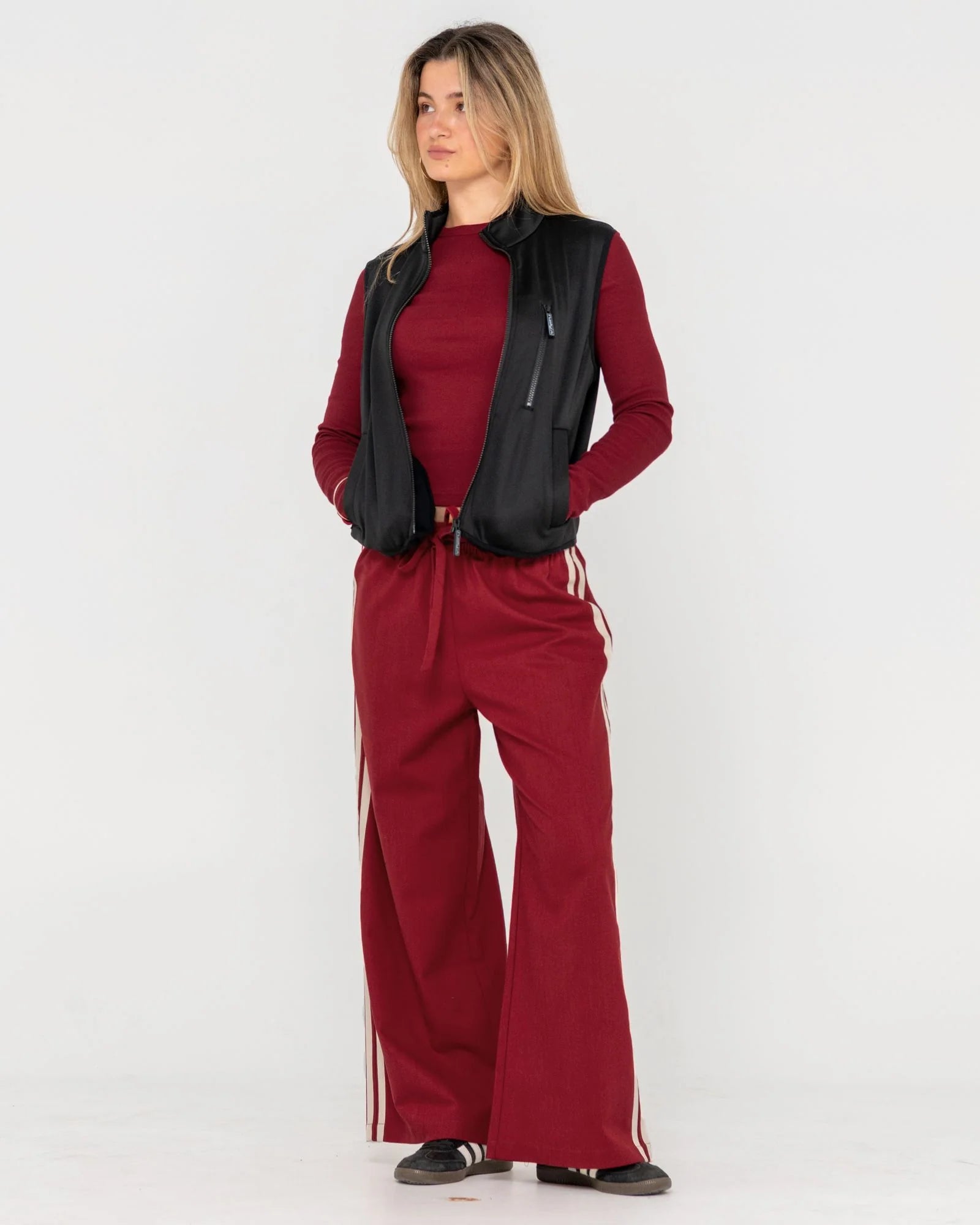 RUSTY Palm Springs Side Stripe Pant