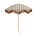SALTY SHADOWS Vintage Stripe Beach Umbrella