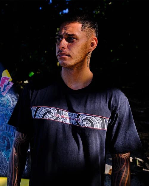 QUIKSILVER Mens Kehu Takarangi Panel T-Shirt