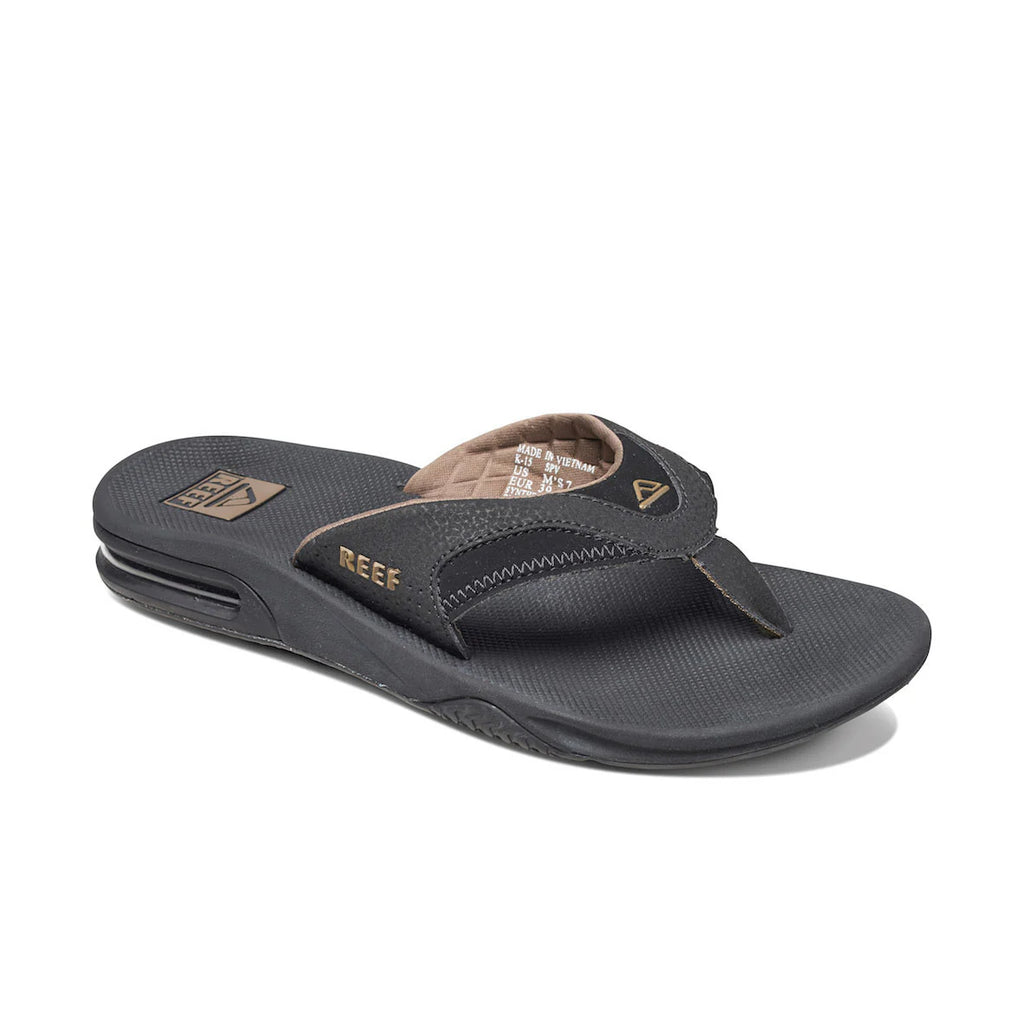 REEF Mens Fanning-Black/Brown