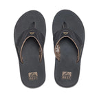 REEF Mens Fanning-Black/Brown