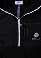 RIVVIA PROJECTS 1/2 ZIP POLAR FLEECE : BLACK BONE