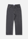 RIVVIA VV DENIM PANT - WORN BLACK