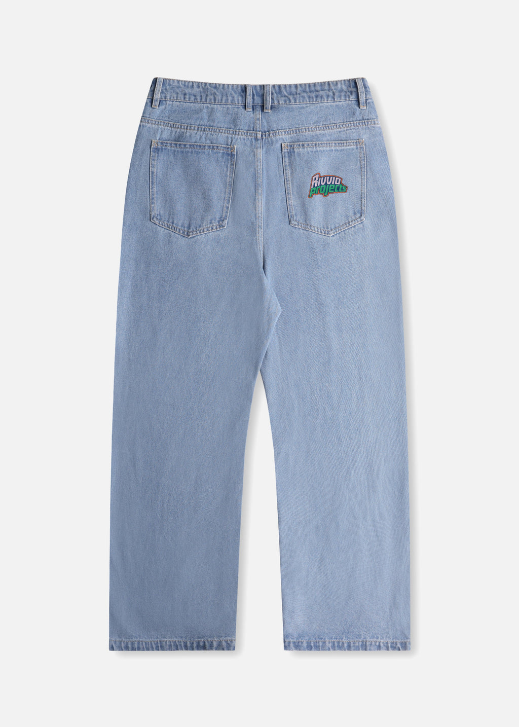 RIVVIA VV DENIM PANT - WORN BLUE