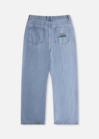 RIVVIA VV DENIM PANT - WORN BLUE