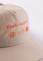 RIVVIA PROJECTS NYLON CAP - BONE