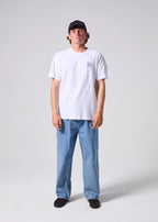 RIVVIA HAPPY GLOBE T-SHIRT : WHITE