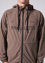 RIVVIA PROJECTS SPRAY JACKET : BROWN