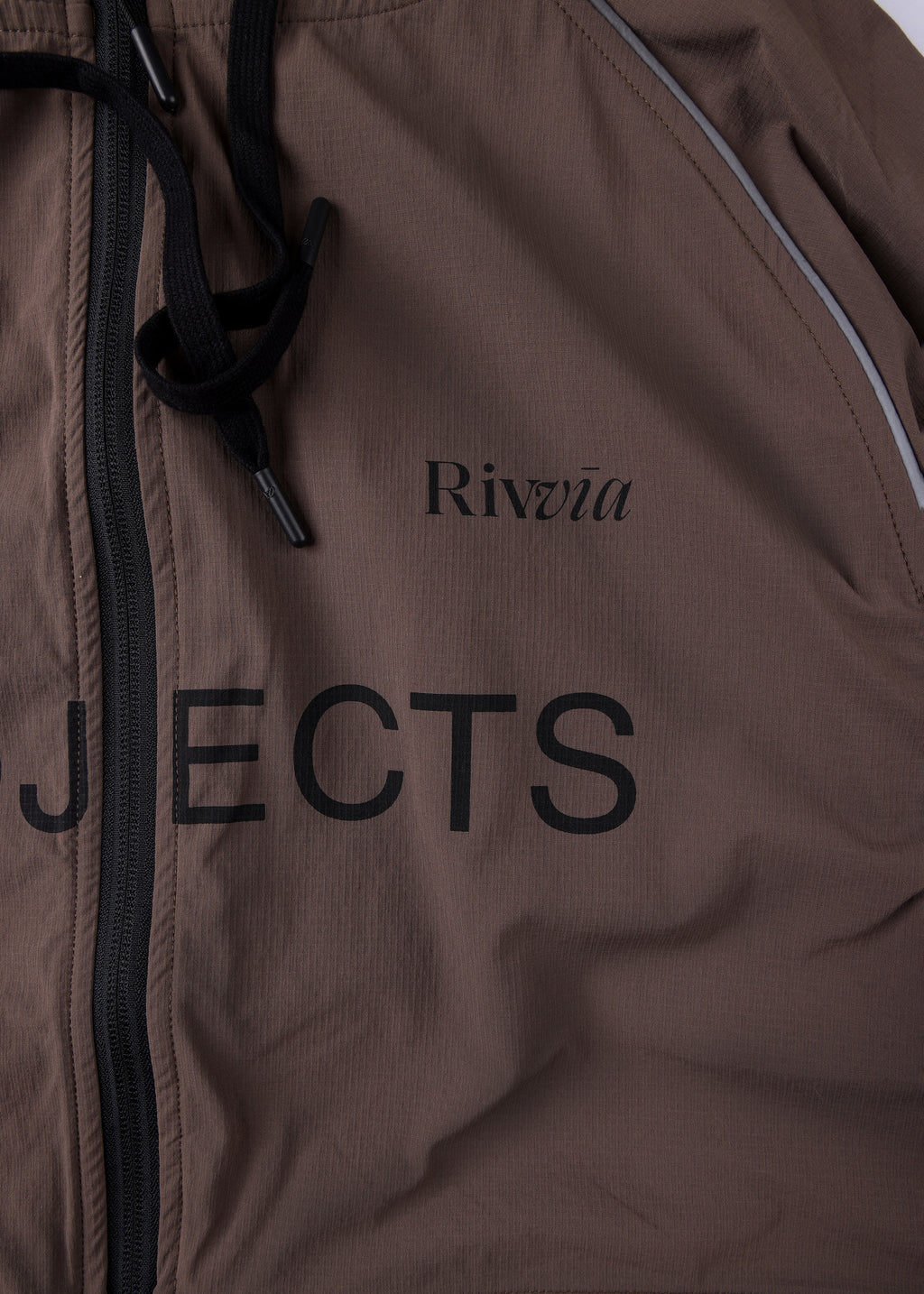 RIVVIA PROJECTS SPRAY JACKET : BROWN