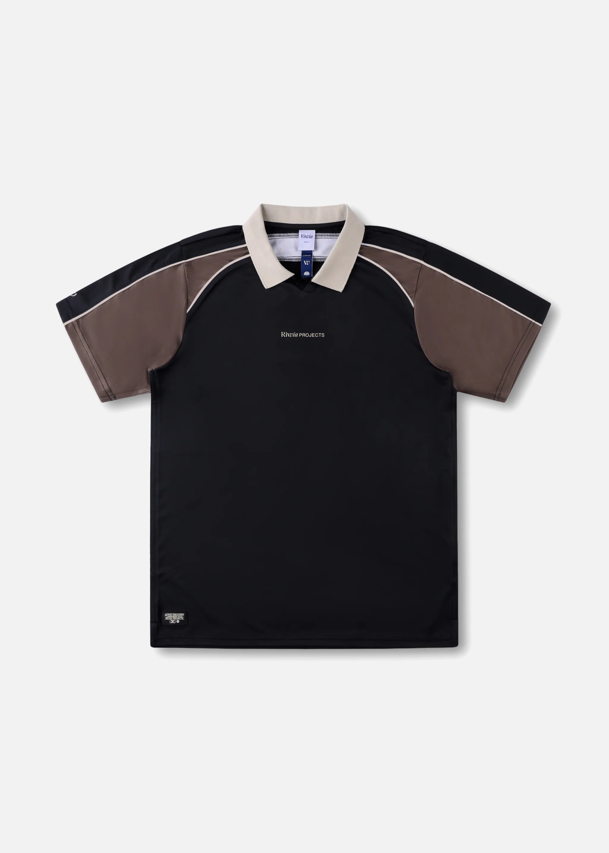 RIVVIA PASSAGE POLO : BLACK BROWN