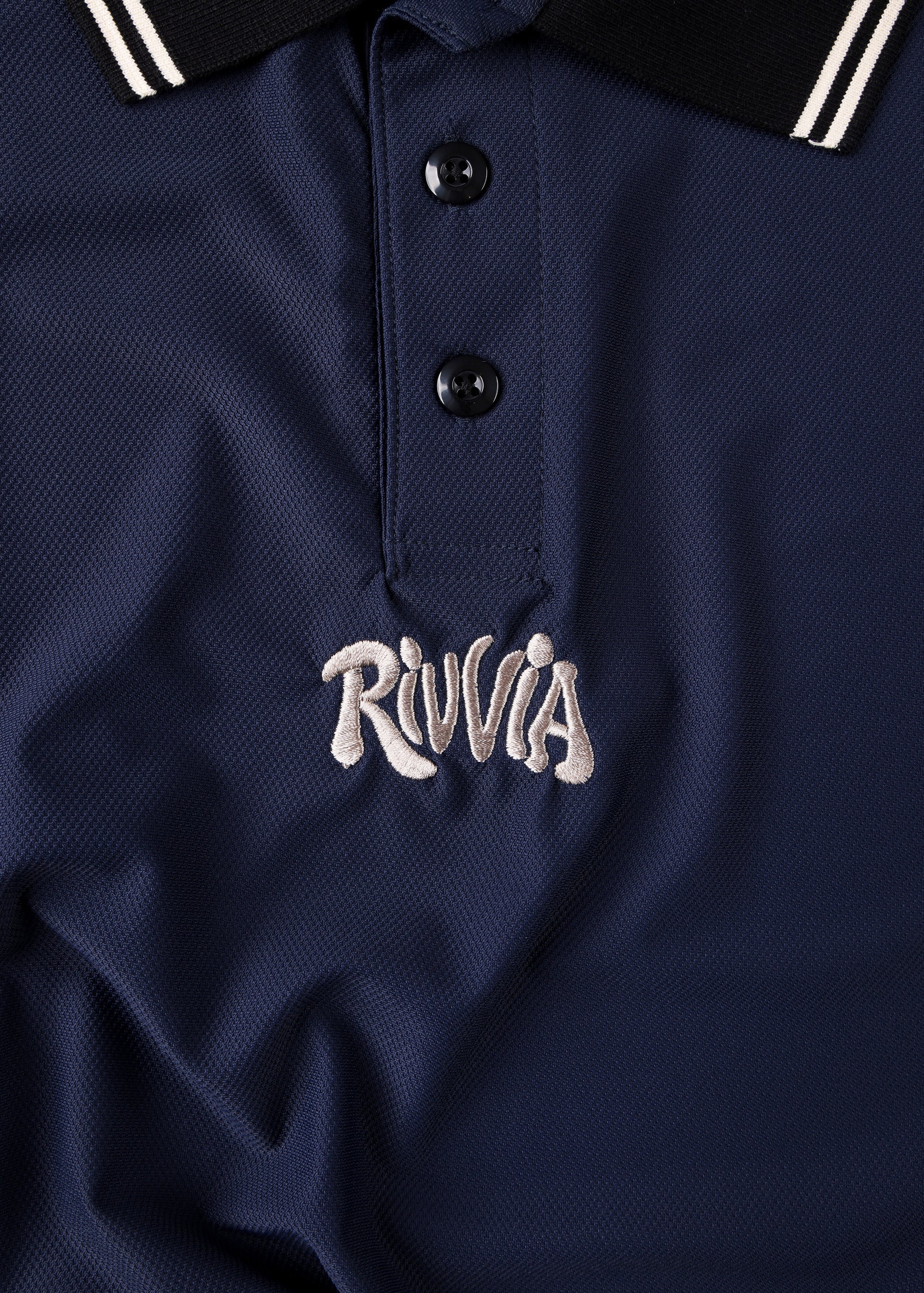 RIVVIA BIG DROP POLO : NAVY