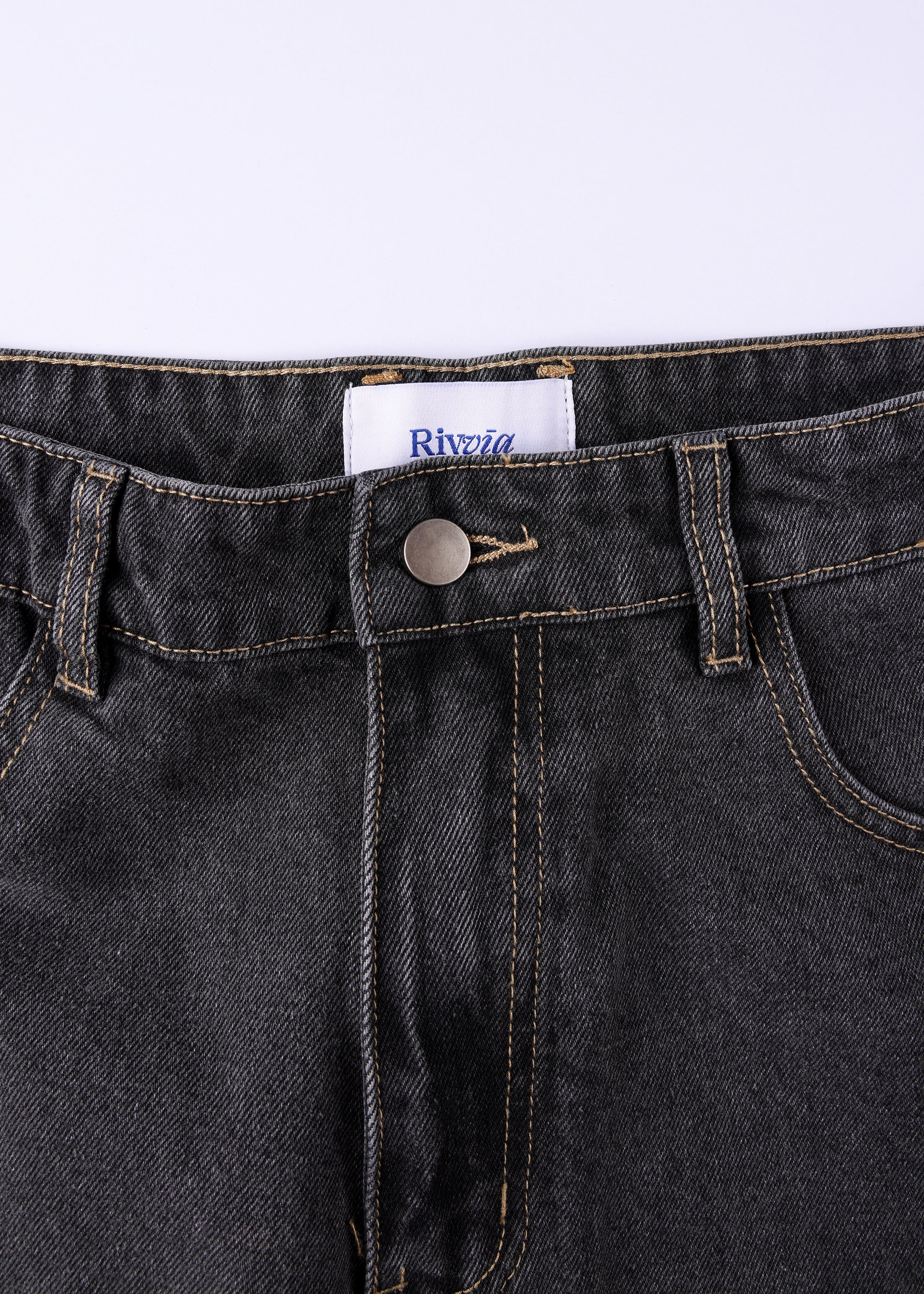 RIVVIA VV CLASS DENIM : WORN BLACK