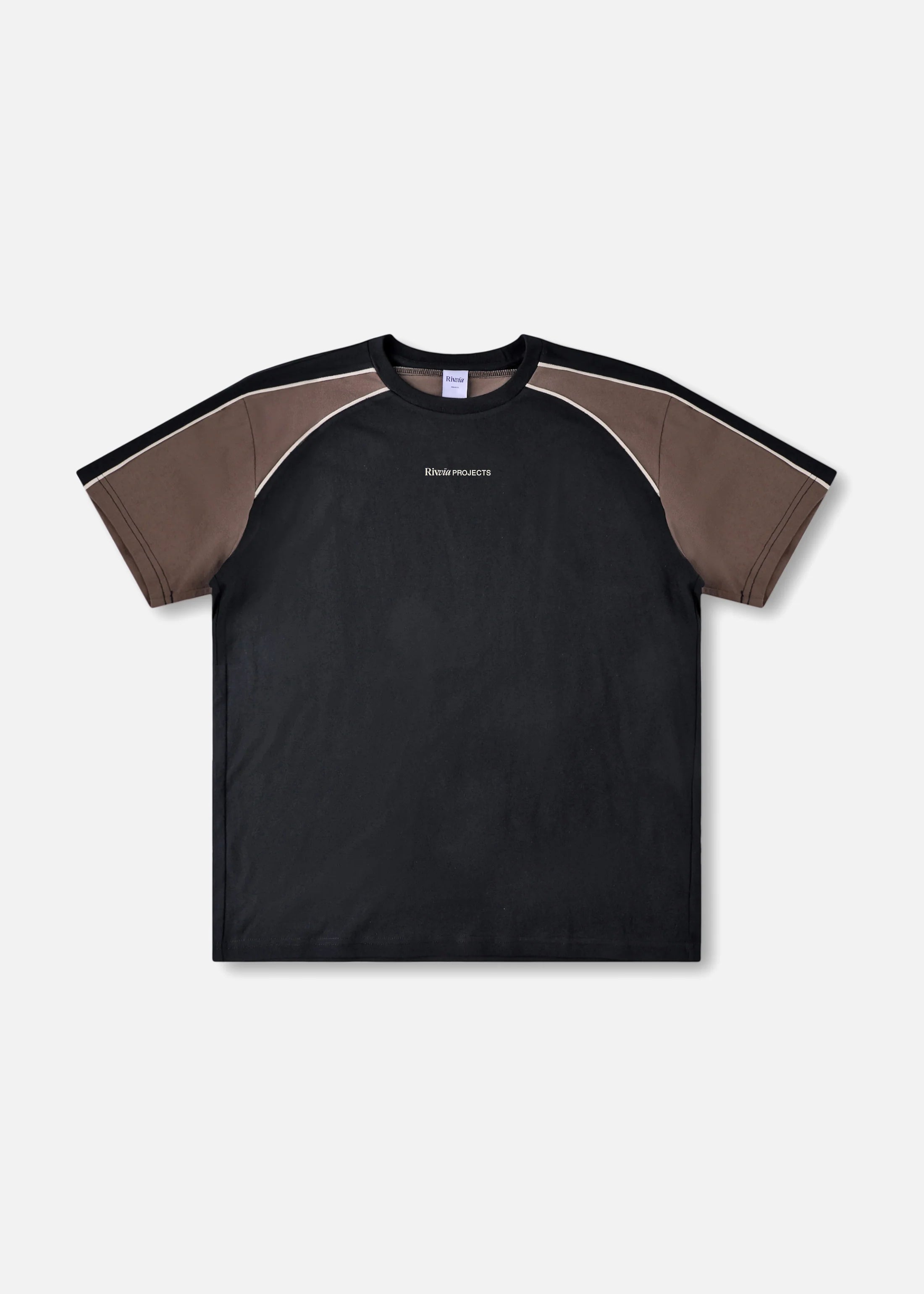 RIVVIA PASSAGE T-SHIRT : BLACK BROWN