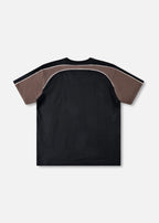 RIVVIA PASSAGE T-SHIRT : BLACK BROWN