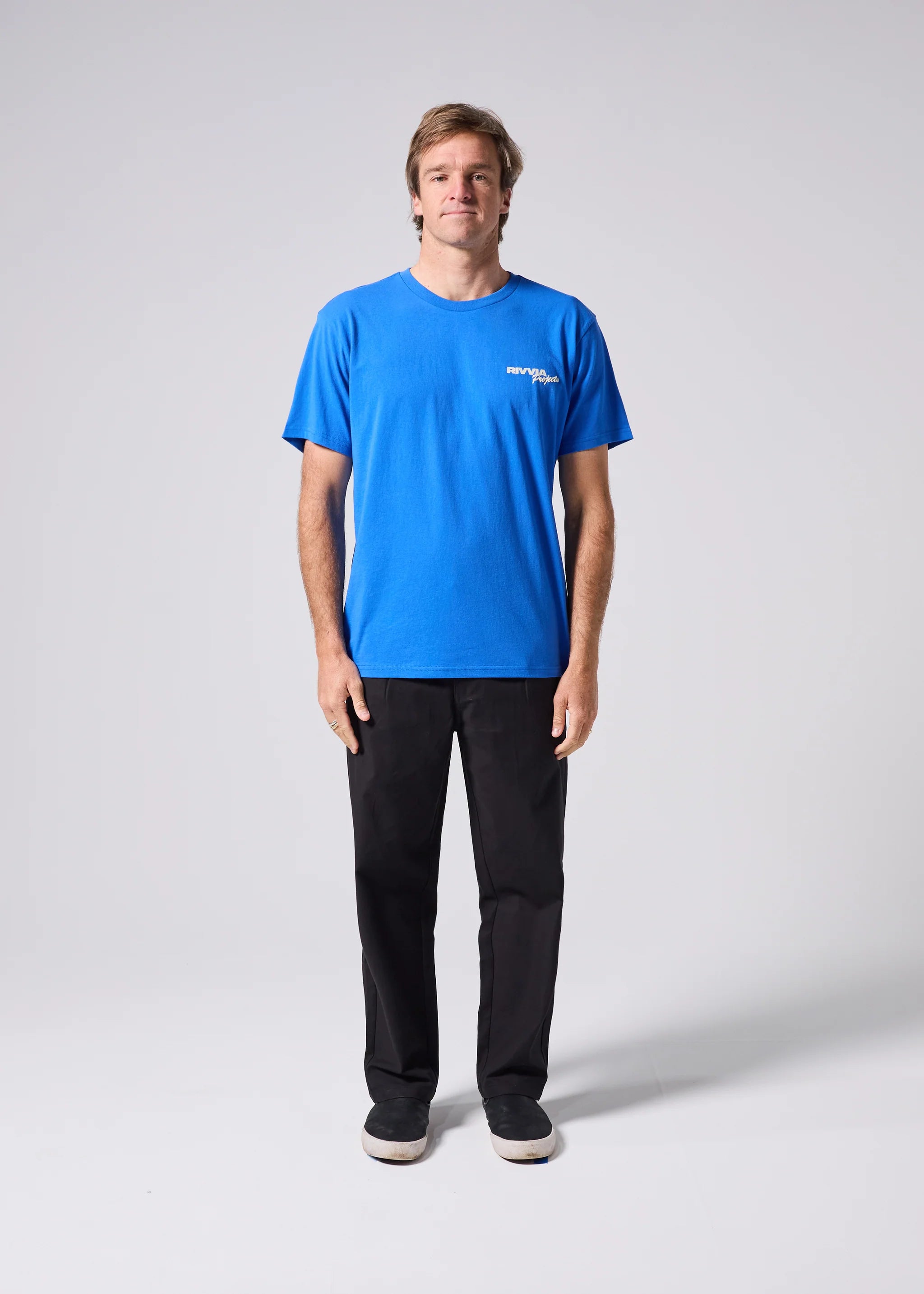 RIVVIA TESTIMONY T-SHIRT : BLUE