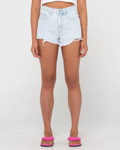 Load image into Gallery viewer, RUSTY - Dime High Waisted Frayed Denim Short
