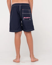 Load image into Gallery viewer, RUSTY Flip Daddy Elastic Waist Boardshort Boys
