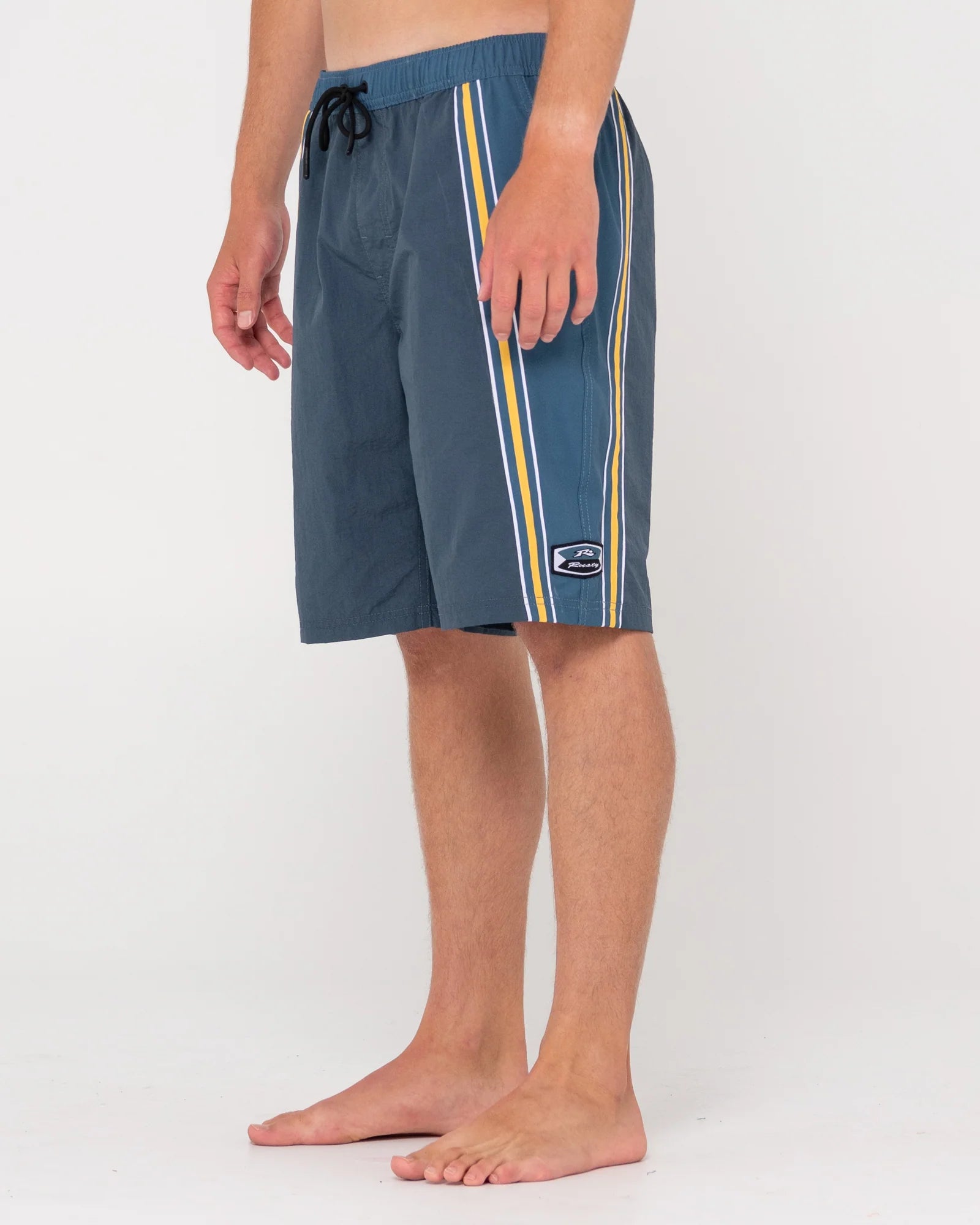 RUSTY V8 Nylon 21" Elastic Waist Boardshort