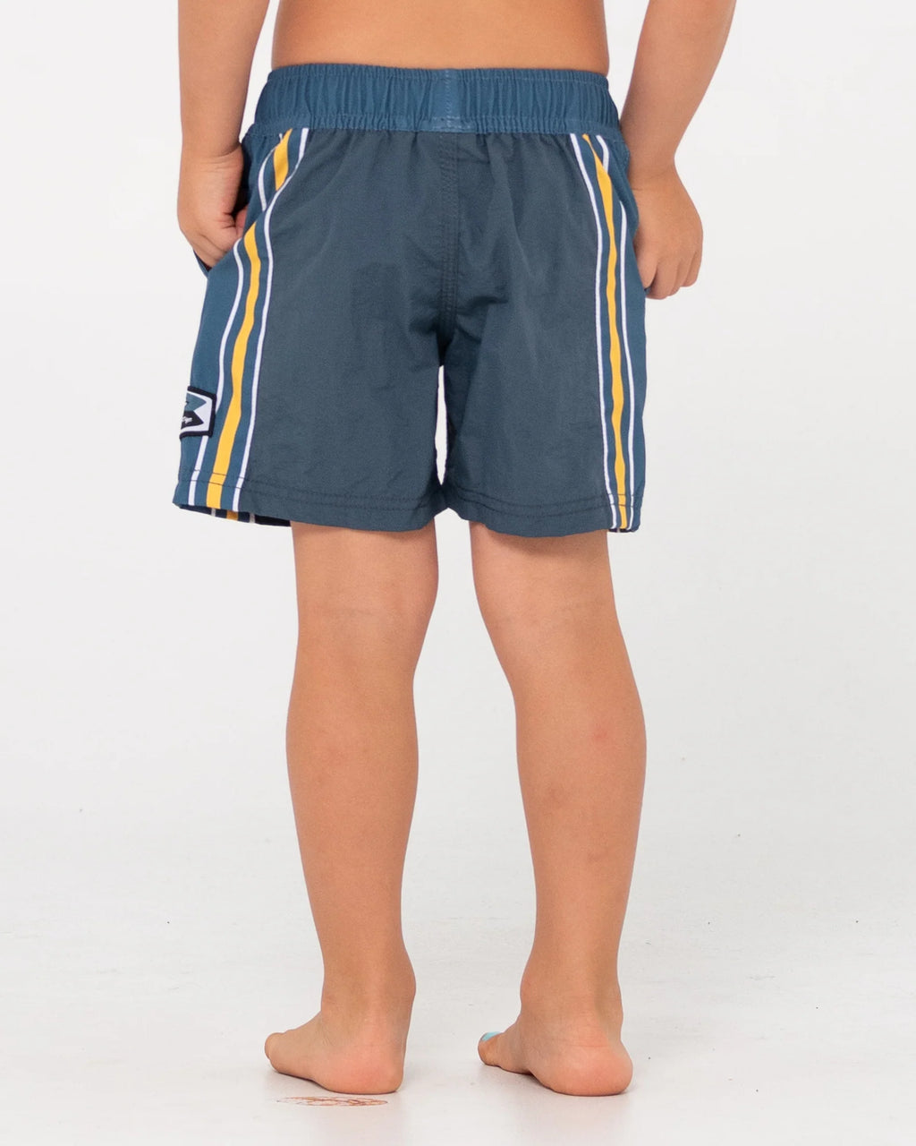 RUSTY V8 Nylon Elastic Waist Boardshort Runts