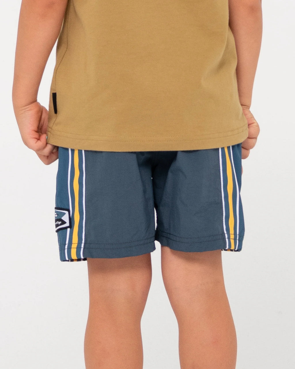 RUSTY V8 Nylon Elastic Waist Boardshort Runts