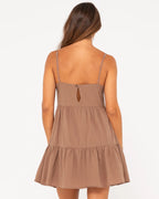 RUSTY Heather Tiered Slip Dress