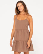 RUSTY Heather Tiered Slip Dress