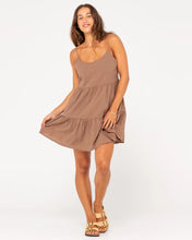 Load image into Gallery viewer, RUSTY Heather Tiered Slip Dress
