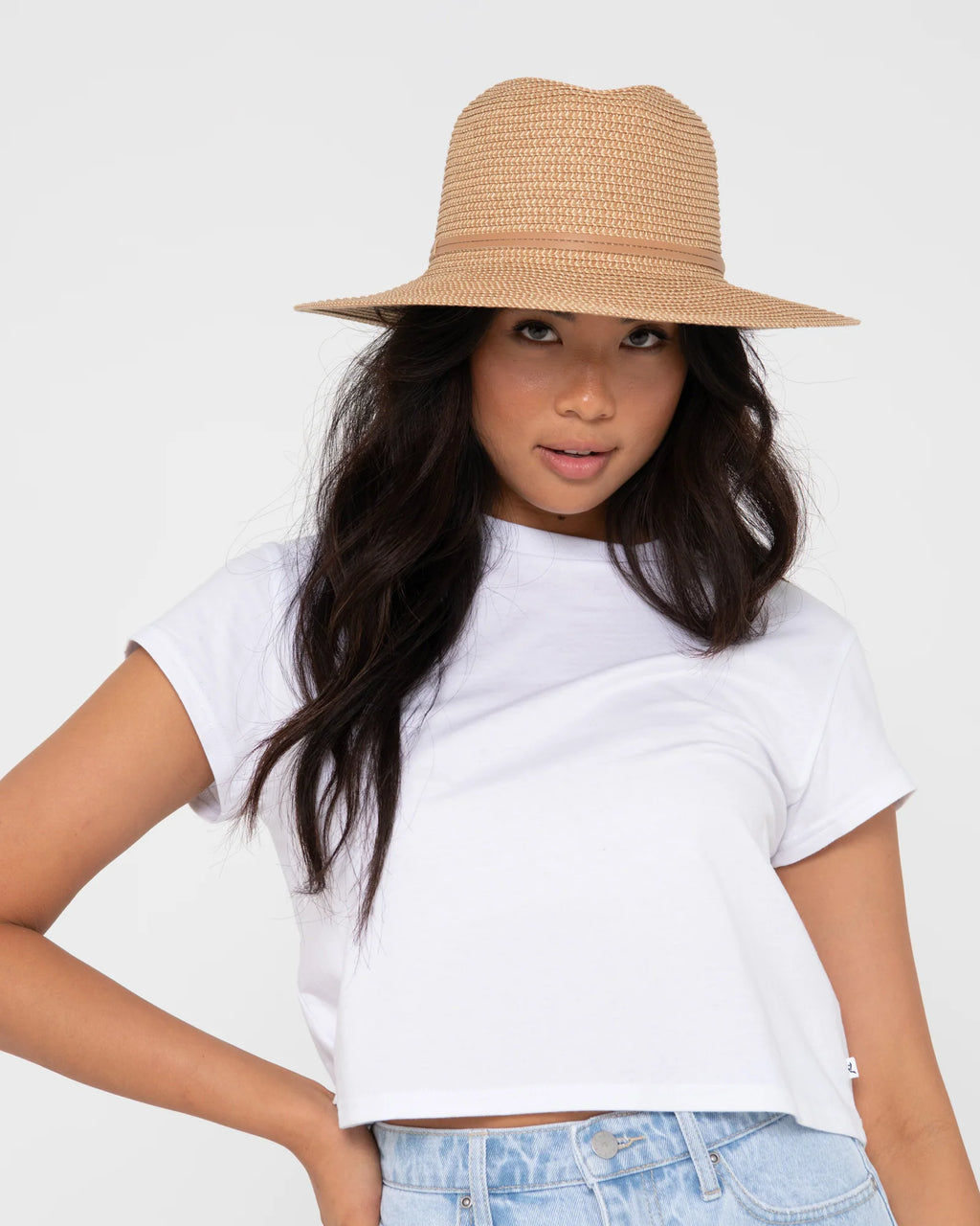 RUSTY Gisele Panama Straw Hat