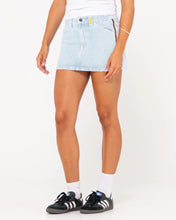 Load image into Gallery viewer, RUSTY Flip Mommy Low Rise Mini Denim Skirt
