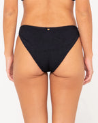 RUSTY Sandalwood Textured Classic Bikini Bottom