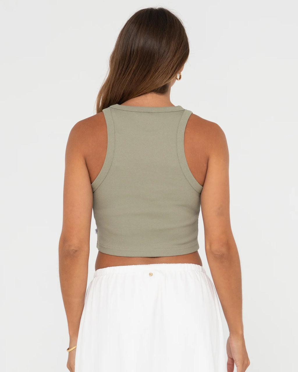 RUSTY Rusty Contrast Racer Tank