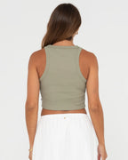 RUSTY Rusty Contrast Racer Tank