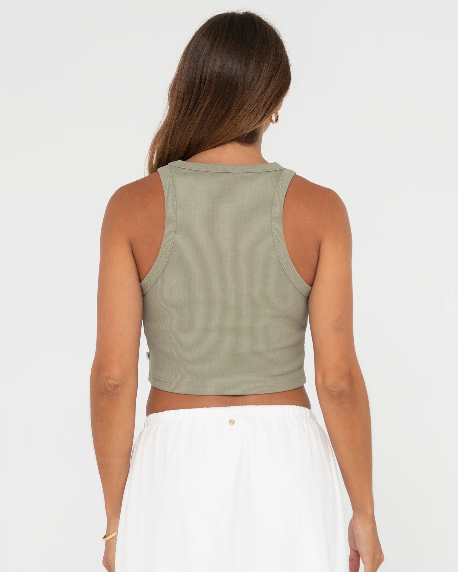 RUSTY Rusty Contrast Racer Tank