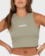 RUSTY Rusty Contrast Racer Tank