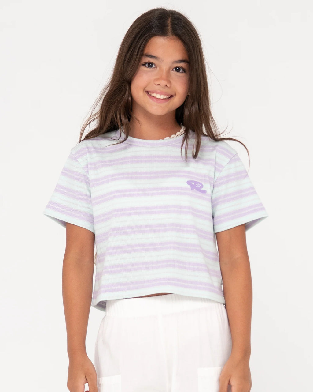 RUSTY Camila Stripe Tee Girls